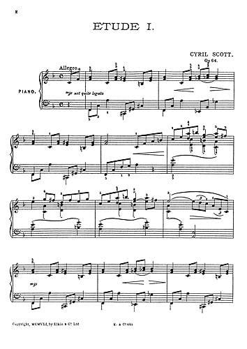Cyril Etude Op. 64 No. 1 for Piano